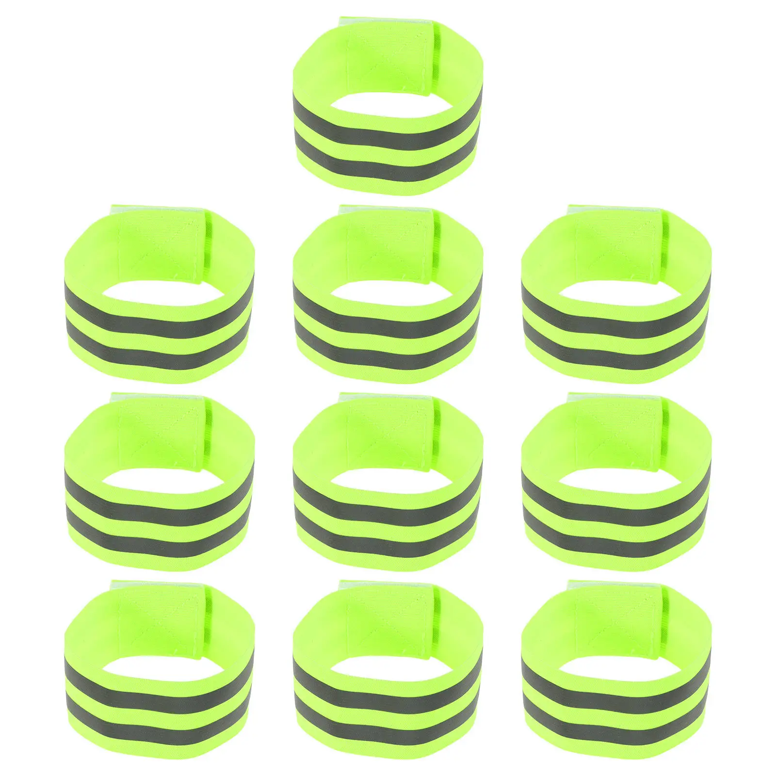 10Pcs Reflective Armbands High Visibility Elastic Adjustable Safety Strap for Night Running Cycling Outdoor Sports Walking Gear
10Pcs Reflective Armbands High Visibility Elastic Adjustable Safety Strap for Night Running Cycling Outdoor Sports Walking Gear