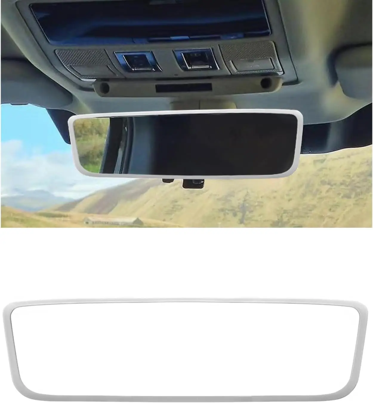 Silicone Rear View Mirror Protector for Tesla Model 3/Y, Car Interior Decoration Accessories (White)
Silicone Rear View Mirror Protector for Tesla Model 3/Y, Car Interior Decoration Accessories (White)