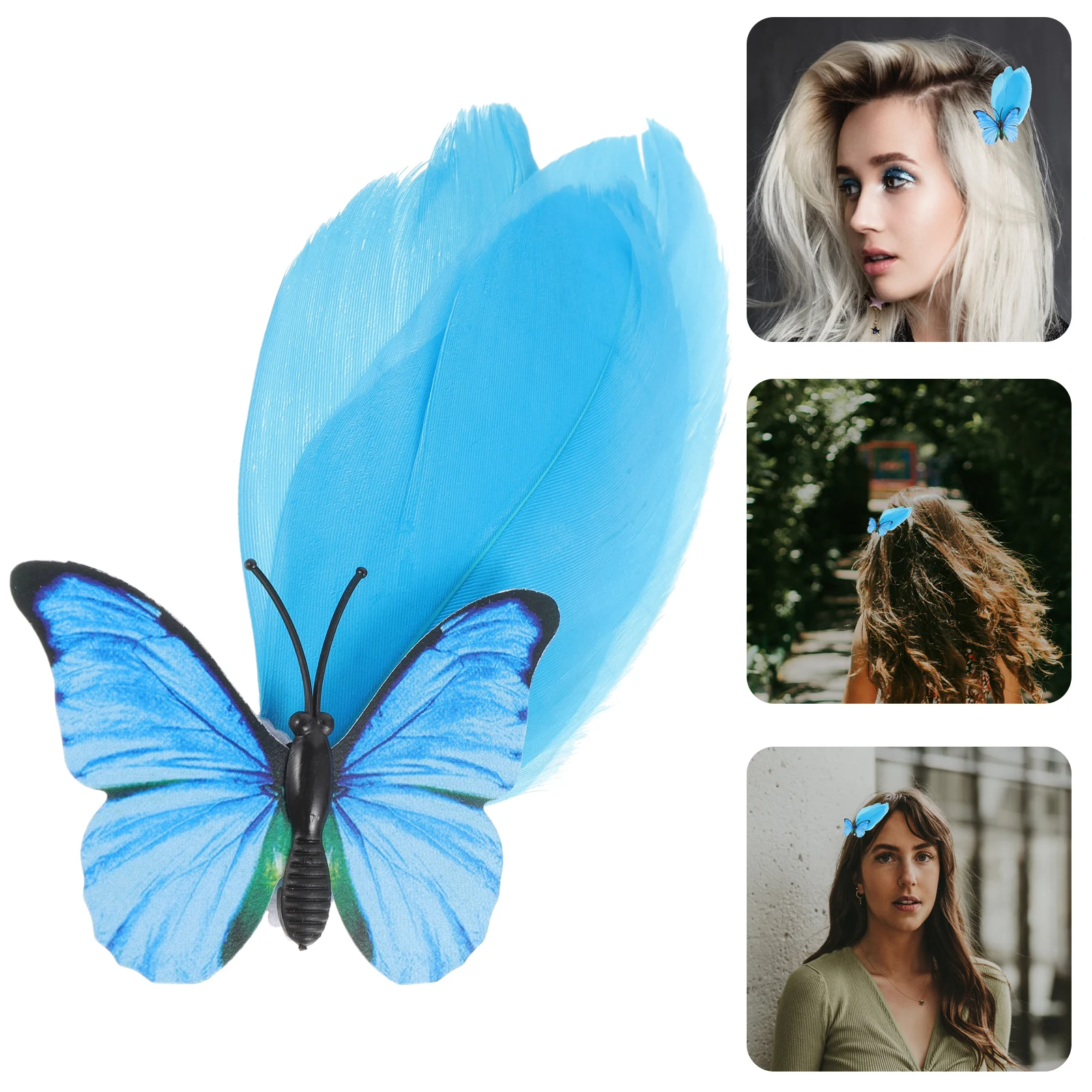 Colorful Hairpins Blue Butterfly Decorative Hair Accessories for Women Girls Reusable Non Slip Bohemian Beach Vacation
Colorful Hairpins Blue Butterfly Decorative Hair Accessories for Women Girls Reusable Non Slip Bohemian Beach Vacation