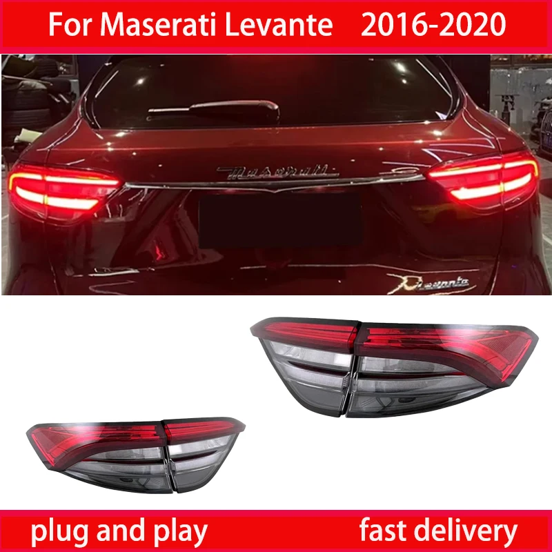 Светодиодный задний фонарь в сборе для Maserati Levante 2016-2020, задние фонари, задние указатели поворота, стоп-сигналы, автомобильные аксессуары
Светодиодный задний фонарь в сборе для Maserati Levante 2016-2020, задние фонари, задние указатели поворота, стоп-сигналы, автомобильные аксессуары