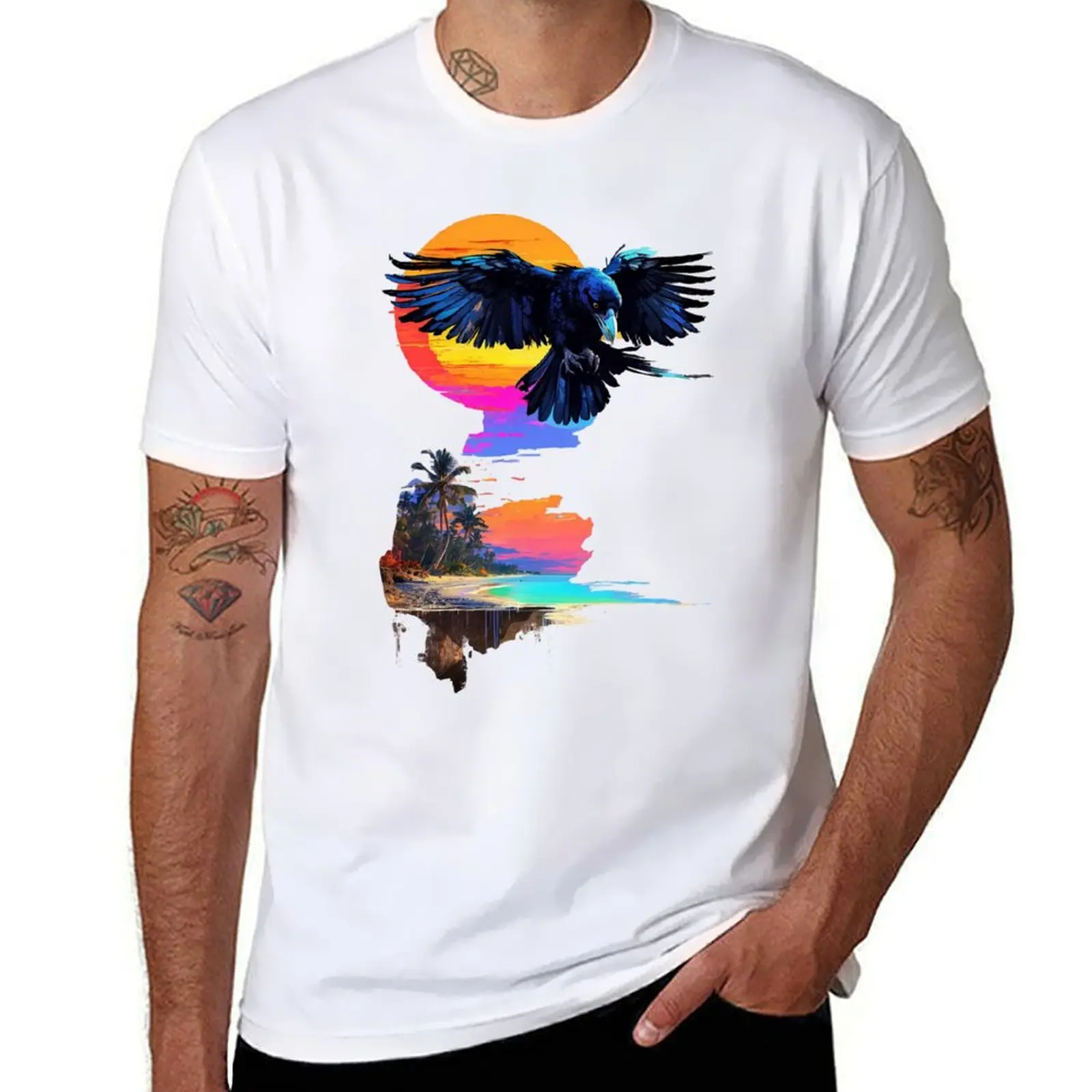 Raven on vacation T-Shirt t shirt men 100% cotton luxury brand man graphic t shirt man t shirts for men T-Shirt
Raven on vacation T-Shirt t shirt men 100% cotton luxury brand man graphic t shirt man t shirts for men T-Shirt