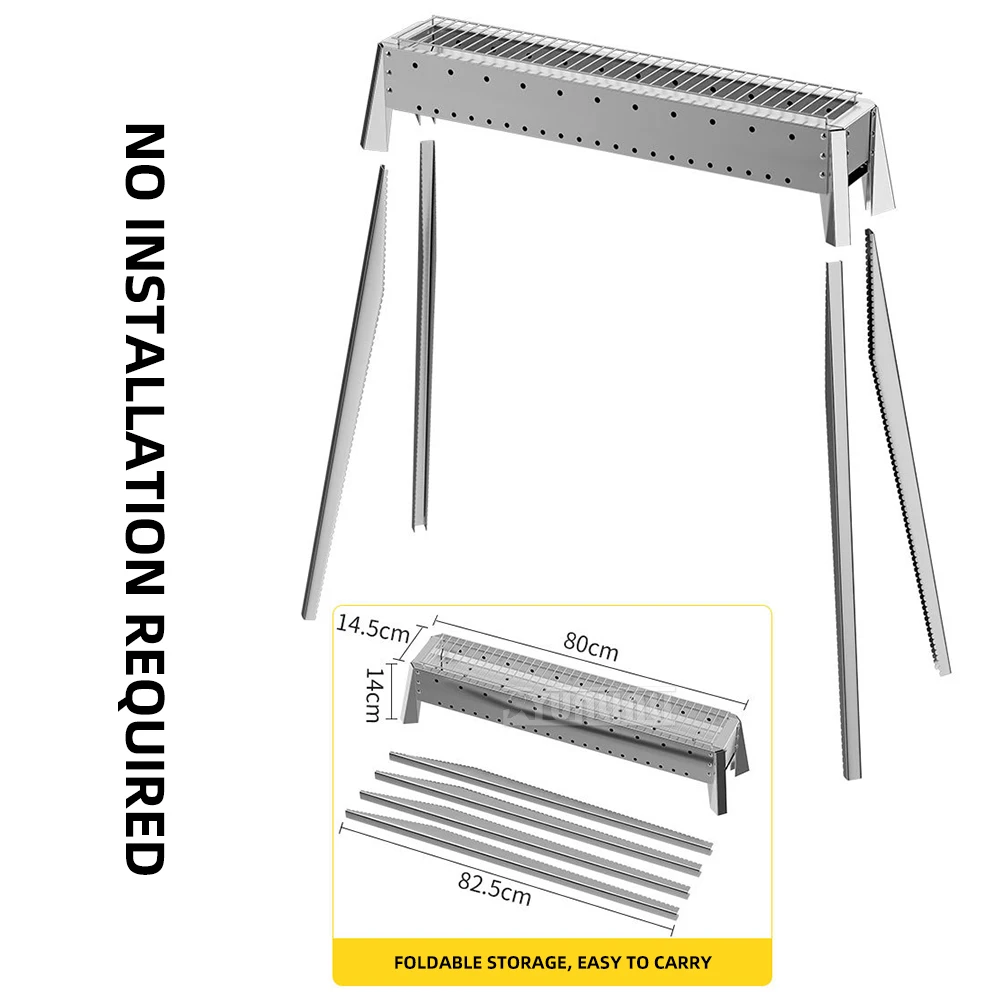 Double-Layer BBQ GrillThickened Stainless Steel Barbecue Grill Outdoor Charcoal Detachable Garden Camping
Double-Layer BBQ GrillThickened Stainless Steel Barbecue Grill Outdoor Charcoal Detachable Garden Camping