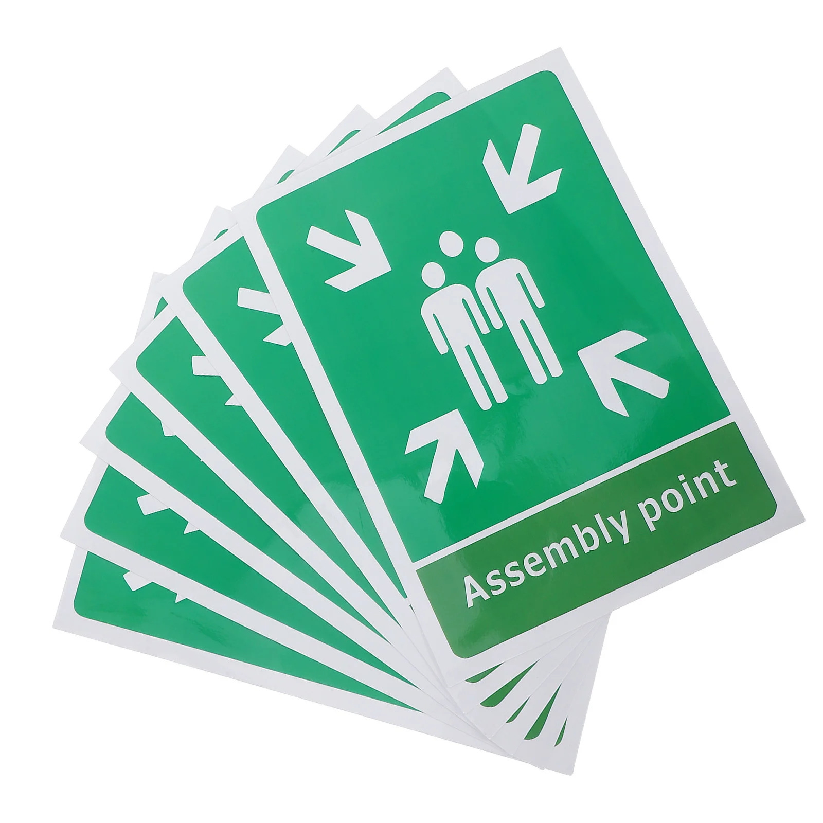 5Pcs Emergency Assembly Point Safety Signs PVC High Visibility Self Adhesive Stickers for Schools Offices Parks 
5Pcs Emergency Assembly Point Safety Signs PVC High Visibility Self Adhesive Stickers for Schools Offices Parks
