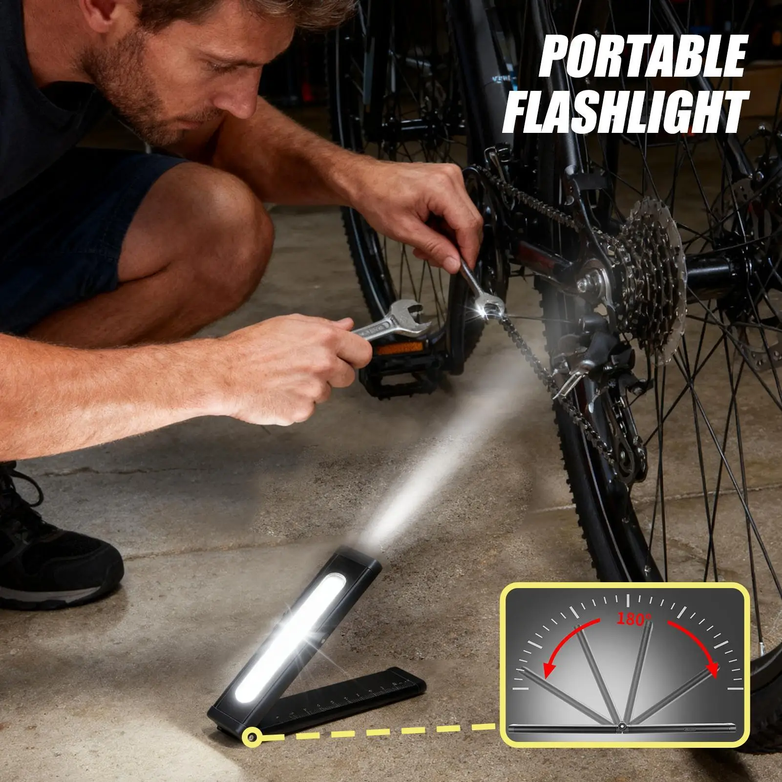 Самый яркий фонарик, перезаряжаемый, складной, с линейкой, светодиодный рабочий фонарь, фонарик для кемпинга, кемпинга, пешего туризма, охоты
Самый яркий фонарик, перезаряжаемый, складной, с линейкой, светодиодный рабочий фонарь, фонарик для кемпинга, кемпинга, пешего туризма, охоты