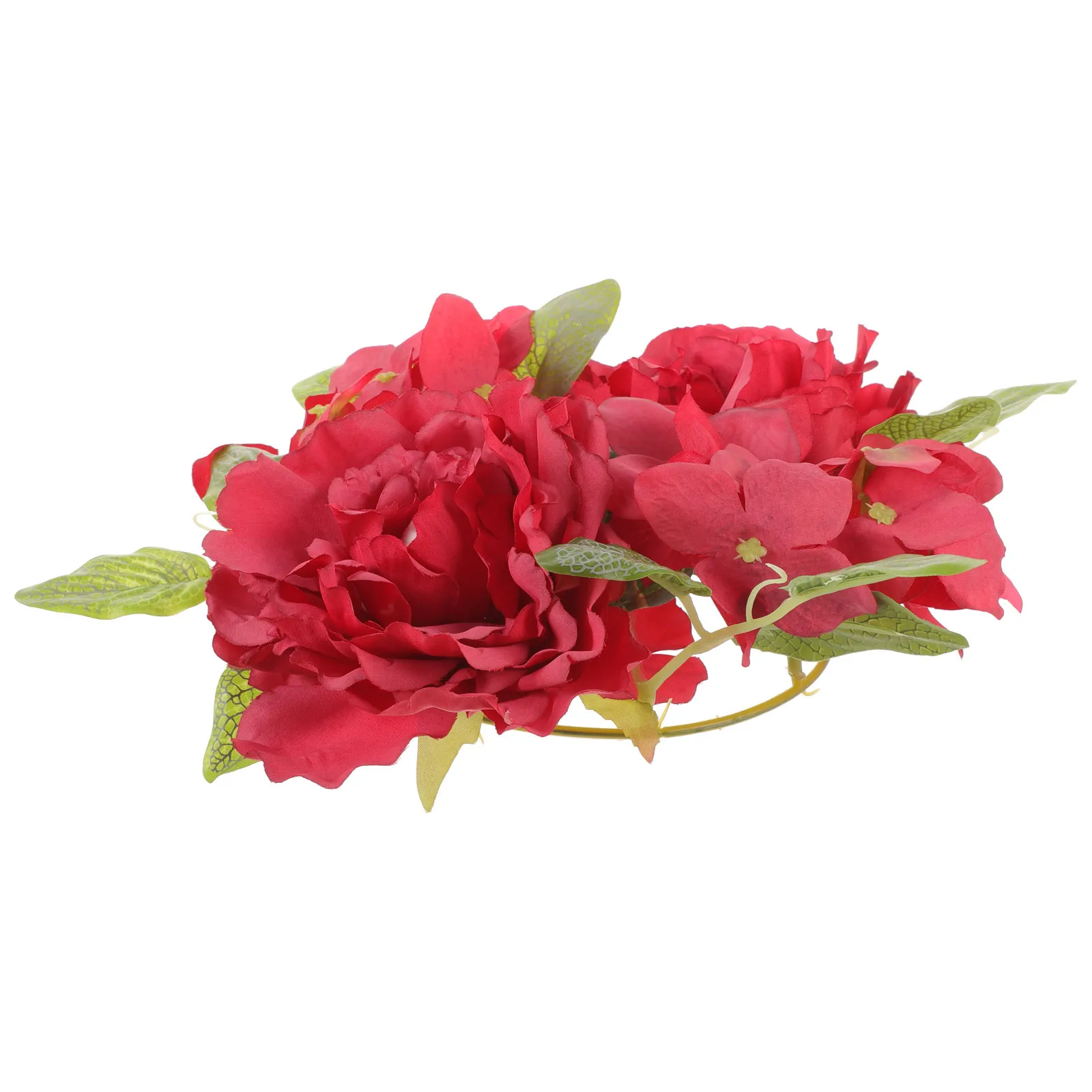 Artificial Red Peony Wreath Desktop Flower Ring for Wedding Party Table Decoration Romantic Celebration Decor
Artificial Red Peony Wreath Desktop Flower Ring for Wedding Party Table Decoration Romantic Celebration Decor