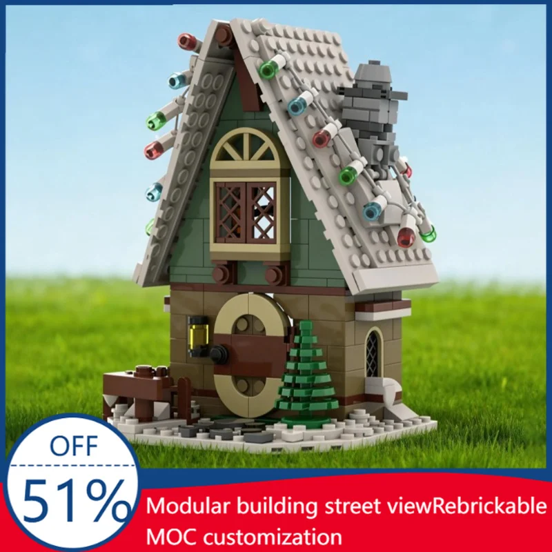 341 PCS Medieval Architecture City Street Scene Elf Winter Cottage MOC Building Block Model Children Assembly Toys Birthday Gift
341 PCS Medieval Architecture City Street Scene Elf Winter Cottage MOC Building Block Model Children Assembly Toys Birthday Gift