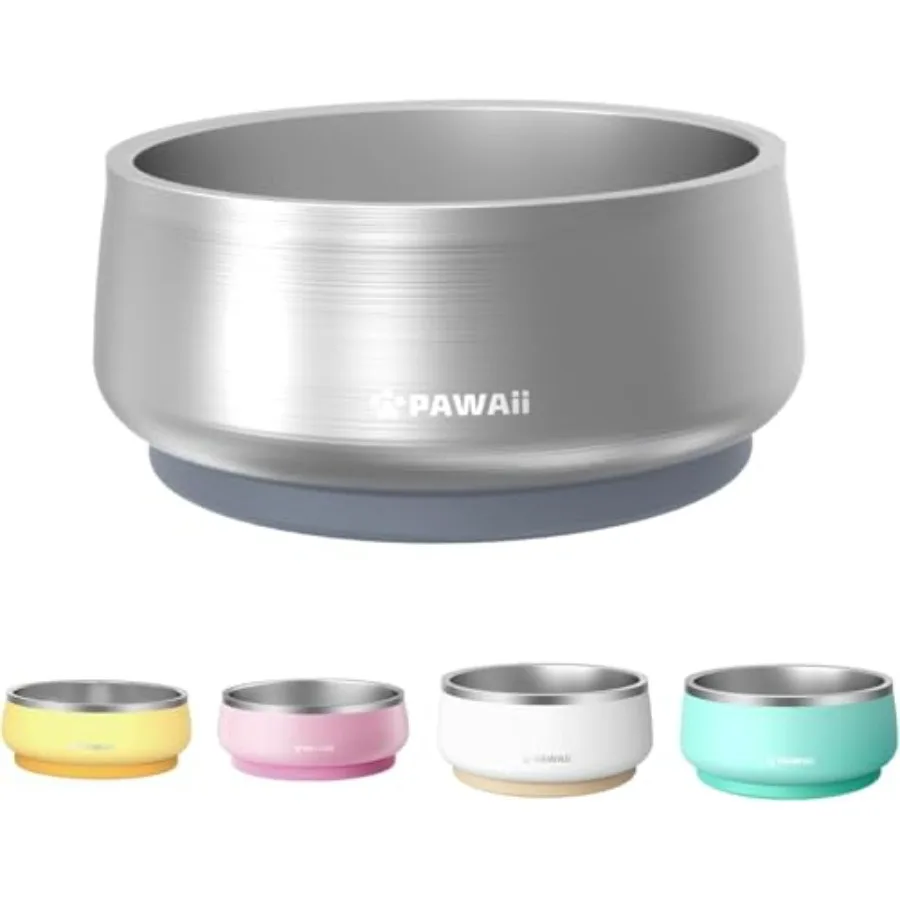 Dog Bowl, 68 oz Double-Wall Stainless Steel Food and Water Bowl, Non-Slip Rubber Base, Dishwasher Safe, ID Tag Included, 1 Pack
Dog Bowl, 68 oz Double-Wall Stainless Steel Food and Water Bowl, Non-Slip Rubber Base, Dishwasher Safe, ID Tag Included, 1 Pack