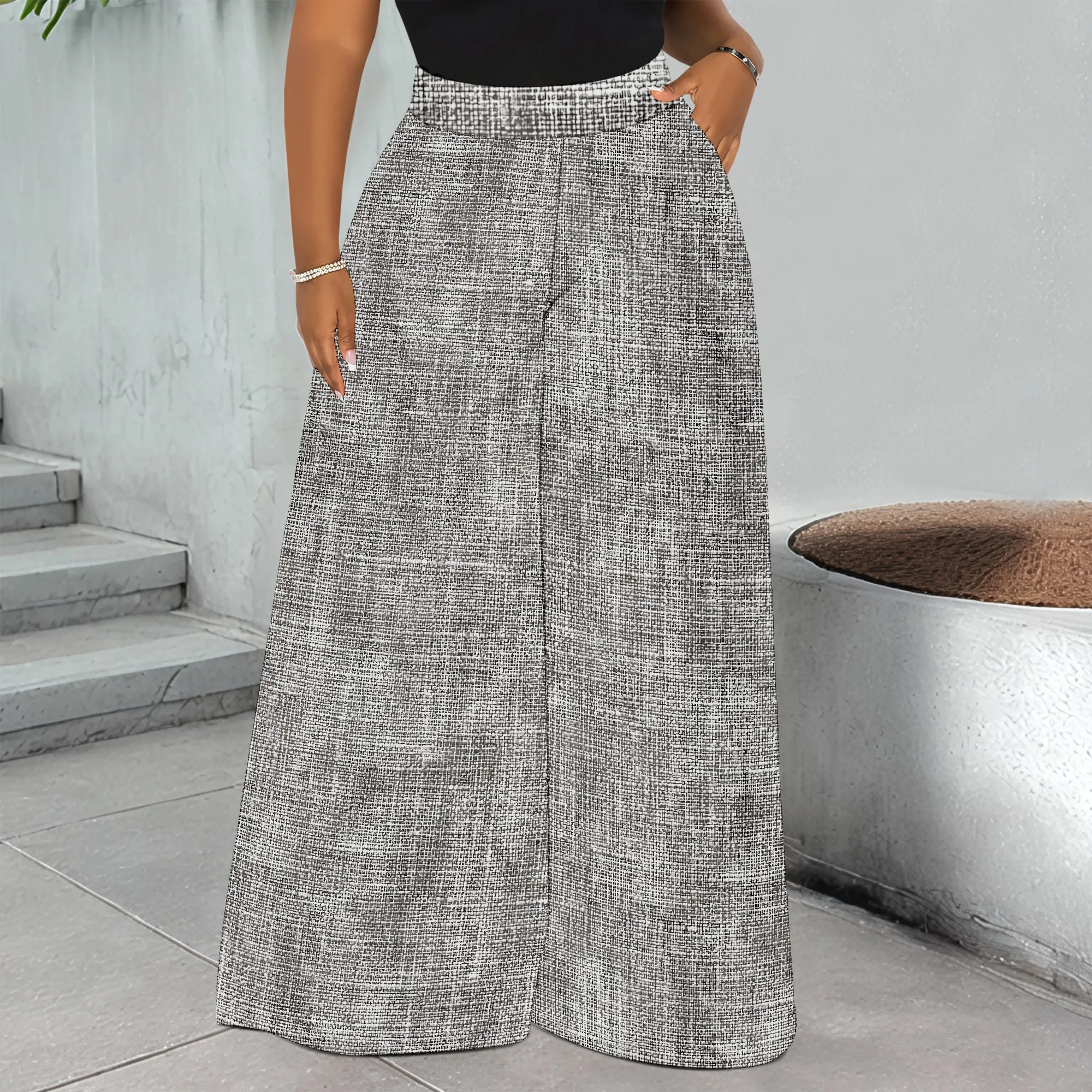 Printed Wide Leg Pants, Casual Trousers, Loose Fit Bottoms, High Waist Style, Streetwear Fashion for Women, S-2XL
Printed Wide Leg Pants, Casual Trousers, Loose Fit Bottoms, High Waist Style, Streetwear Fashion for Women, S-2XL
