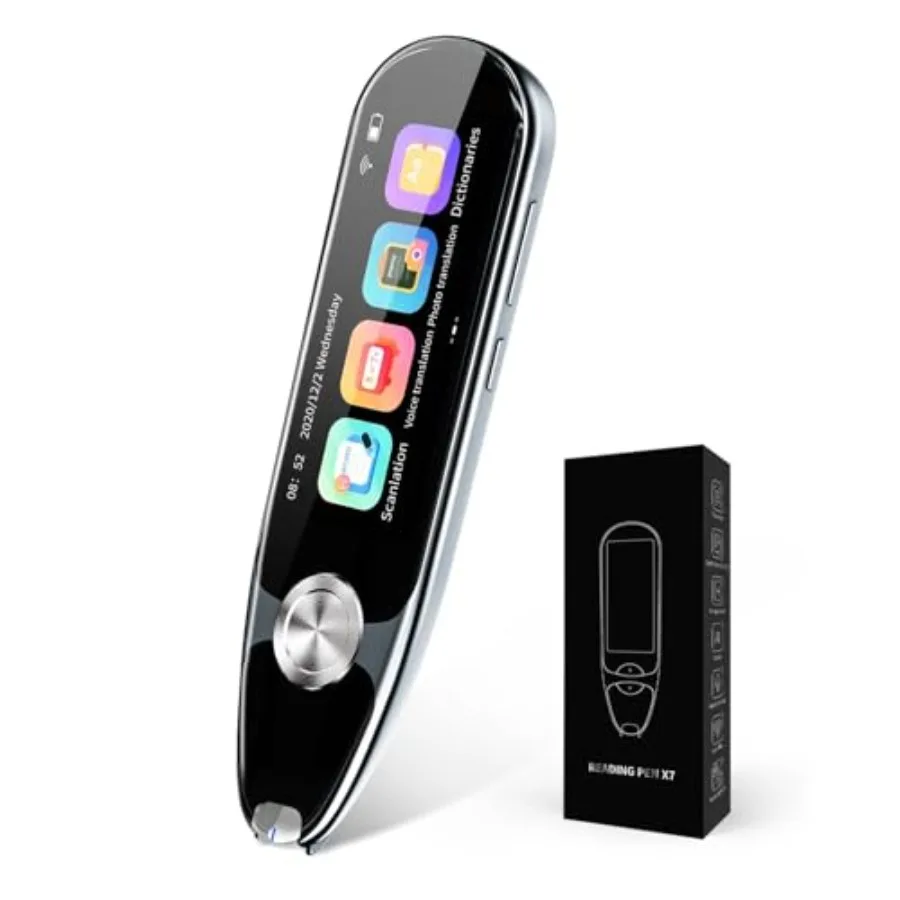Translator Pen for students and adults, ABS plastic, black, 112-language OCR scanning with text-to-speech, dyslexia support, ph
Translator Pen for students and adults, ABS plastic, black, 112-language OCR scanning with text-to-speech, dyslexia support, ph