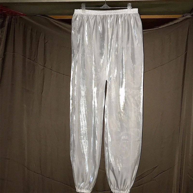 Sexy Transparent Holographic Soft Reflectiv Glossy Mesh Gauze Pajamas Pants Loose Home Silky Lantern Trousers For Women Men
Sexy Transparent Holographic Soft Reflectiv Glossy Mesh Gauze Pajamas Pants Loose Home Silky Lantern Trousers For Women Men