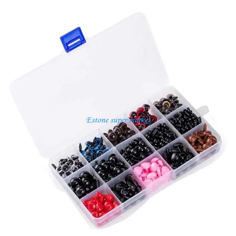 090B 752pcs Safety for Doll Noses Eyes for w/ Washers for Women Girl’s Crafts Toy Mat 
090B 752pcs Safety for Doll Noses Eyes for w/ Washers for Women Girl’s Crafts Toy Mat