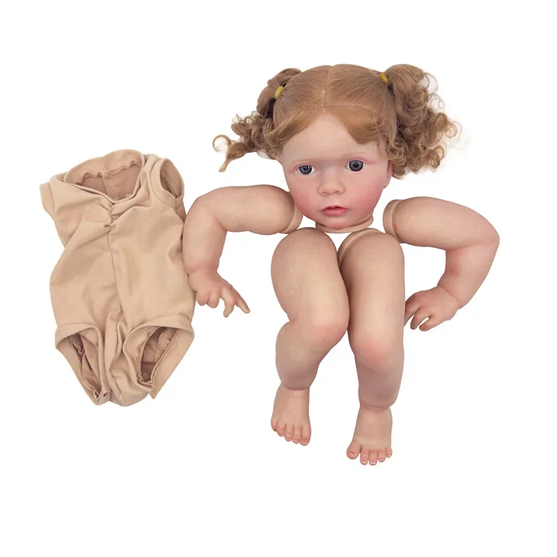 60cm 24inch Missy Lifelike Unfinished Reborn Doll Kit Painted Doll Kit Doll Parts with Curly Brown Hair
60cm 24inch Missy Lifelike Unfinished Reborn Doll Kit Painted Doll Kit Doll Parts with Curly Brown Hair