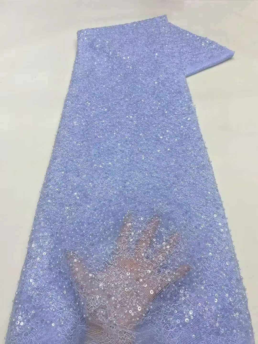 2025 Luxury African Groom Beaded Lace Fabric Embroidery French Mesh Sequins Lace Fabric Nigerian Tulle Lace For Bride Wedding
2025 Luxury African Groom Beaded Lace Fabric Embroidery French Mesh Sequins Lace Fabric Nigerian Tulle Lace For Bride Wedding