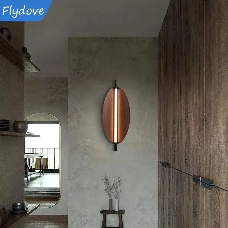 Tea Room Wall Lamp Retro Creative Leaves Walnut Wood Grain Living Room Bedroom Bedside Background Wall Lamp Home Decoration
Tea Room Wall Lamp Retro Creative Leaves Walnut Wood Grain Living Room Bedroom Bedside Background Wall Lamp Home Decoration