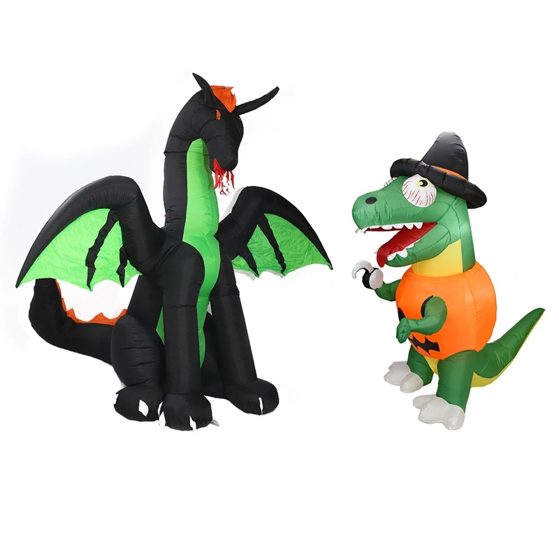 Halloween Inflatable Dragon Yard Decoration with Lights Indoor Large Christmas Decor for Home Outdoor Inflatable Toy Lawn Garden
Halloween Inflatable Dragon Yard Decoration with Lights Indoor Large Christmas Decor for Home Outdoor Inflatable Toy Lawn Garden
