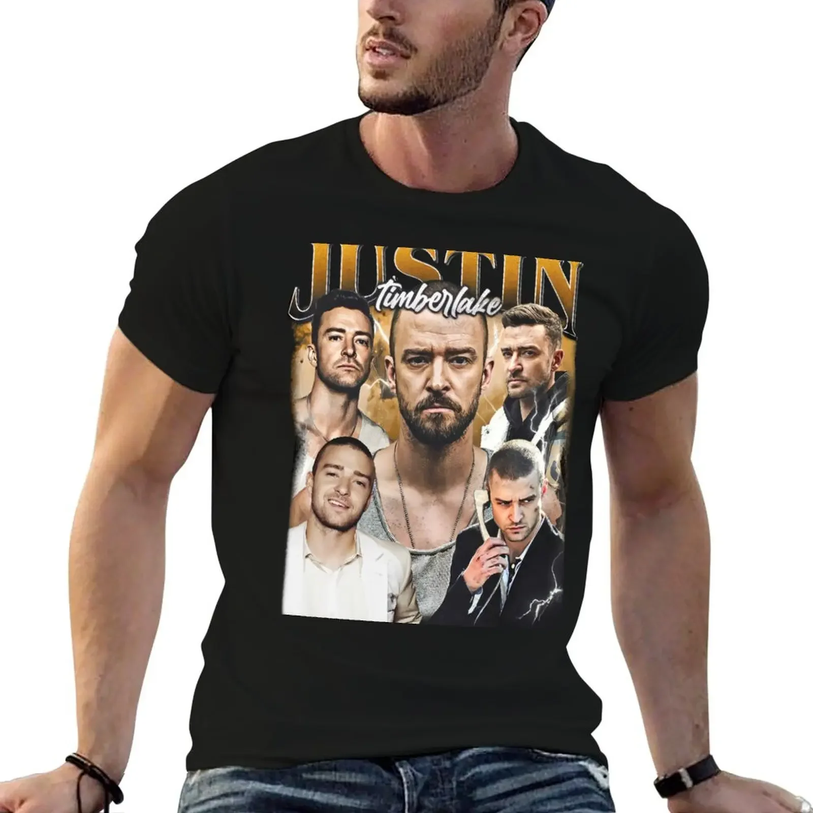 Homage Justin T-I-M-B-E-R-L-A-K-E T-Shirt anime figures vintage anime shirt graphics oversized t shirt t shirt men
Homage Justin T-I-M-B-E-R-L-A-K-E T-Shirt anime figures vintage anime shirt graphics oversized t shirt t shirt men