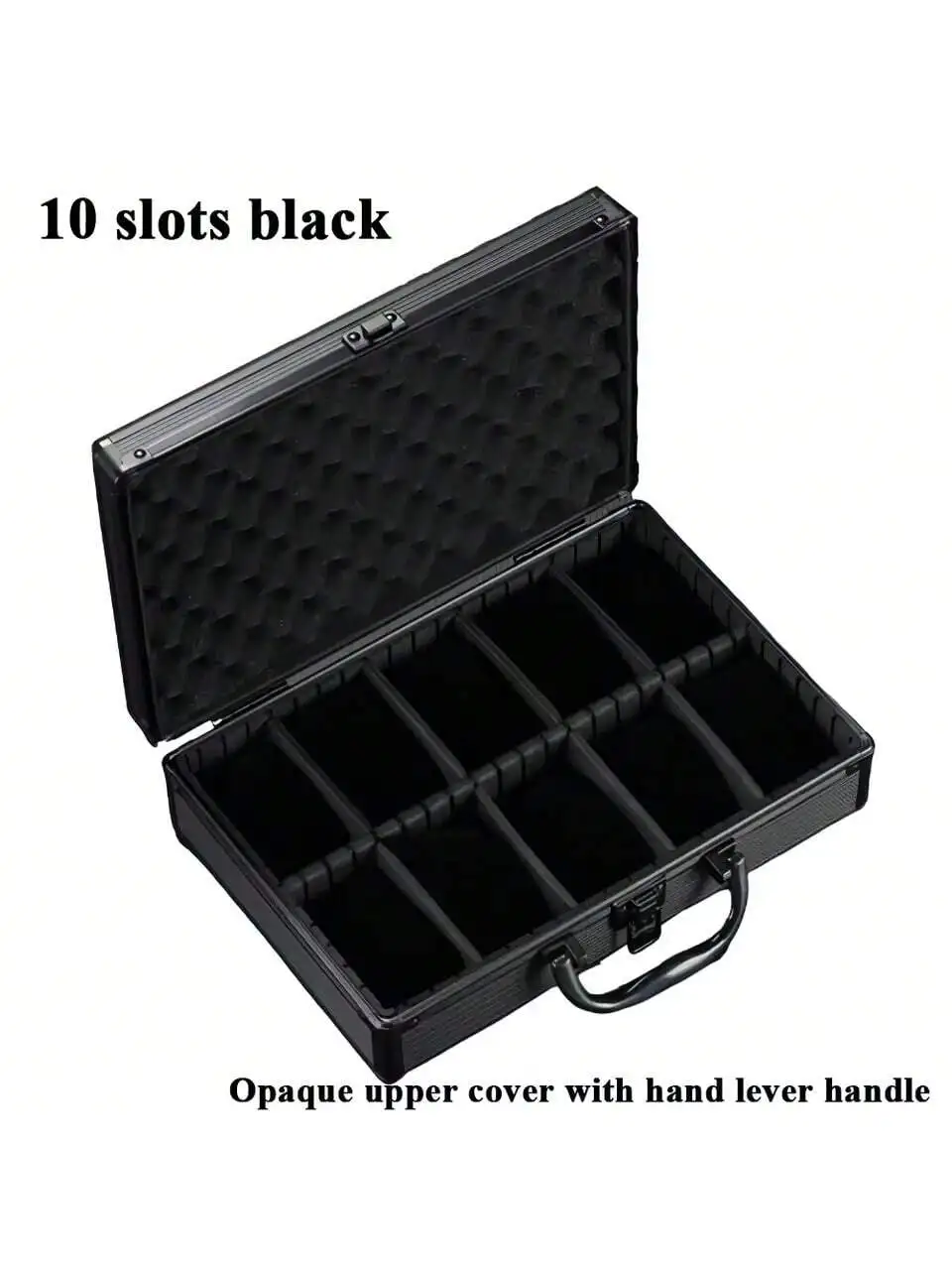 Assista Storage Box Organizer, preto, transparente, liga de alumínio, travesseiro macio, depósito seguro, anteparo móvel
Assista Storage Box Organizer, preto, transparente, liga de alumínio, travesseiro macio, depósito seguro, anteparo móvel