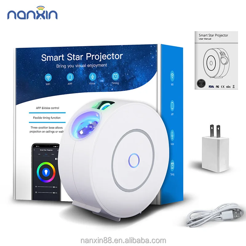 2025 Smart Star Galaxy Projector Night Light Laser Nebula Atmosphere Starry Sky Projector Work with Smart App Alex
2025 Smart Star Galaxy Projector Night Light Laser Nebula Atmosphere Starry Sky Projector Work with Smart App Alex