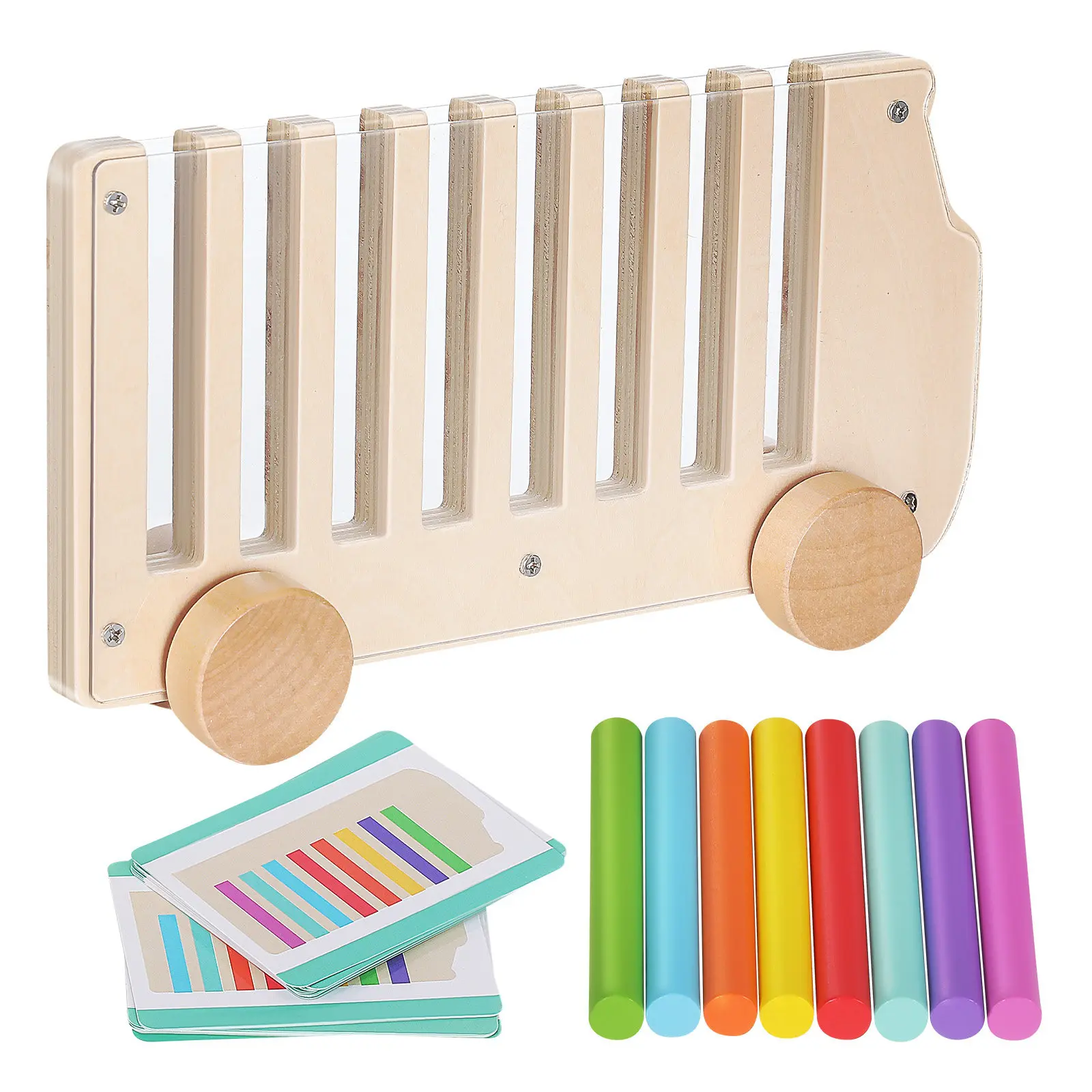 1Set Educational Wooden Color Matching Game Early Childhood Development Sorting Game for Toddlers Enhance Motor Skills Logical
1Set Educational Wooden Color Matching Game Early Childhood Development Sorting Game for Toddlers Enhance Motor Skills Logical