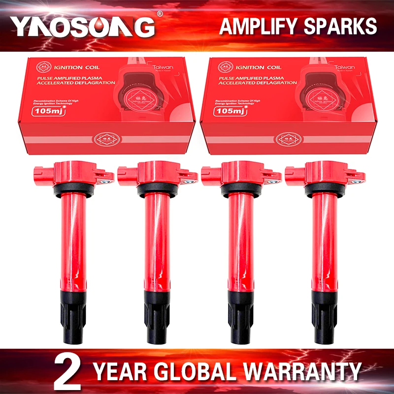 4x Ignition Coils For Mitsubishi Lancer Outlander Outlander Sport RVR 2.0L 2.4L L4 4B11 4B12 3.0L V6 6B31 UF589 18323A016 5C1751
4x Ignition Coils For Mitsubishi Lancer Outlander Outlander Sport RVR 2.0L 2.4L L4 4B11 4B12 3.0L V6 6B31 UF589 18323A016 5C1751
