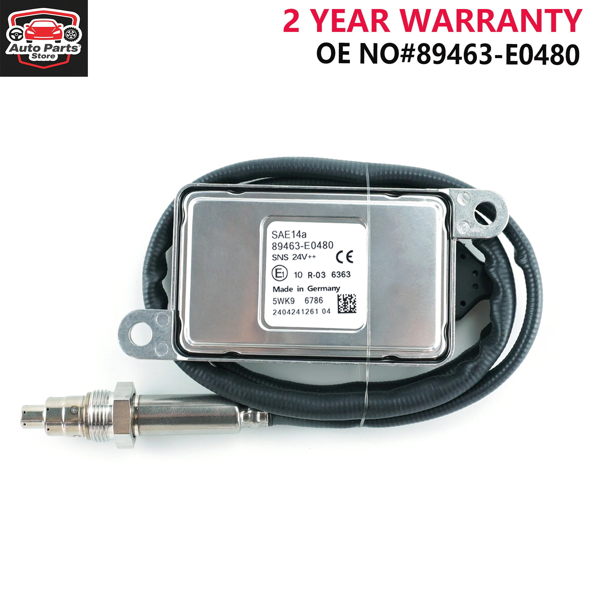 Nox Sensor 5WK9 6786 89463-E0480 5WK96786 NEW Nitrogen Oxide Sensor For Hino Toyota Engine Car Truck Accessories
Nox Sensor 5WK9 6786 89463-E0480 5WK96786 NEW Nitrogen Oxide Sensor For Hino Toyota Engine Car Truck Accessories