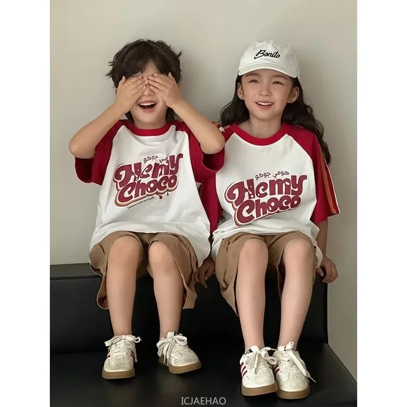 2025 Family Matching Parent-child Short Sleeve T Shirts Cotton Tee and Son Daughter Summer Clothes Shirt Fashion Father Mother
2025 Family Matching Parent-child Short Sleeve T Shirts Cotton Tee and Son Daughter Summer Clothes Shirt Fashion Father Mother