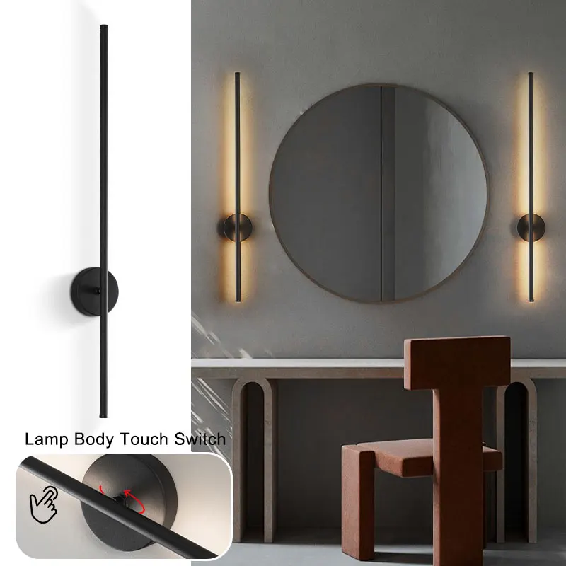 Lamp Body Touch Switch Dimmable LED Wall Lamps for Corridor Aisle Interior Energy Efficient Wall Lights Wall Sconce for Bedroom
Lamp Body Touch Switch Dimmable LED Wall Lamps for Corridor Aisle Interior Energy Efficient Wall Lights Wall Sconce for Bedroom