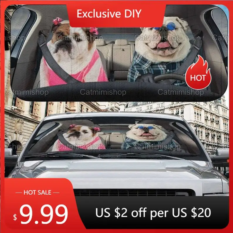 Bulldog Car Sun Shade, Bulldog Auto Sun Shade, Bulldog Car Decoration, Funny Bulldog Sun Shade, Bulldog Lover Gift, Mother Gift
Bulldog Car Sun Shade, Bulldog Auto Sun Shade, Bulldog Car Decoration, Funny Bulldog Sun Shade, Bulldog Lover Gift, Mother Gift