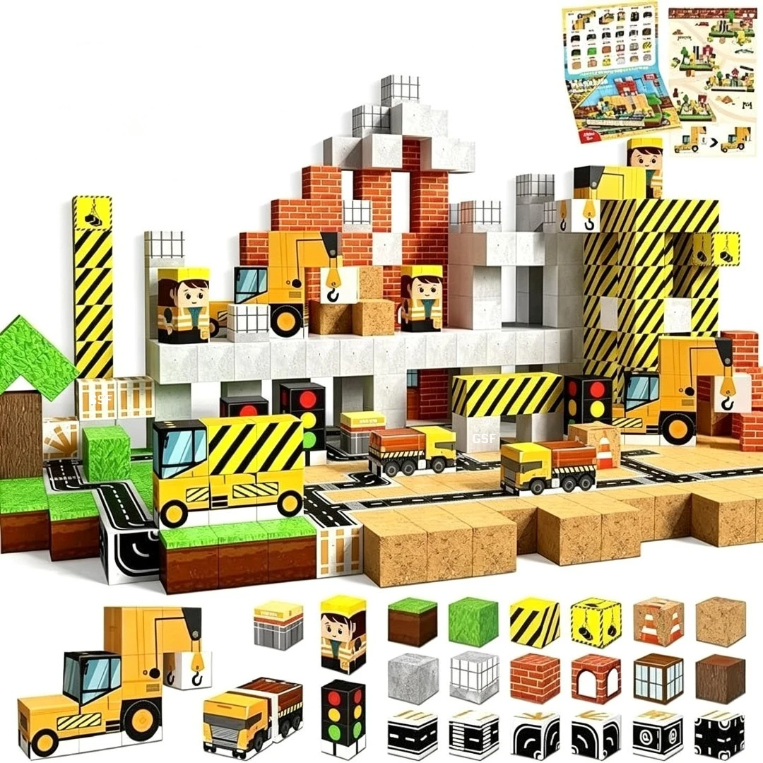 Magnetic Building Block Bricks Toy Mine Stacking World Creative DIY Model Build Set STEM Educational Kids Gifts for Boy Girls
Magnetic Building Block Bricks Toy Mine Stacking World Creative DIY Model Build Set STEM Educational Kids Gifts for Boy Girls