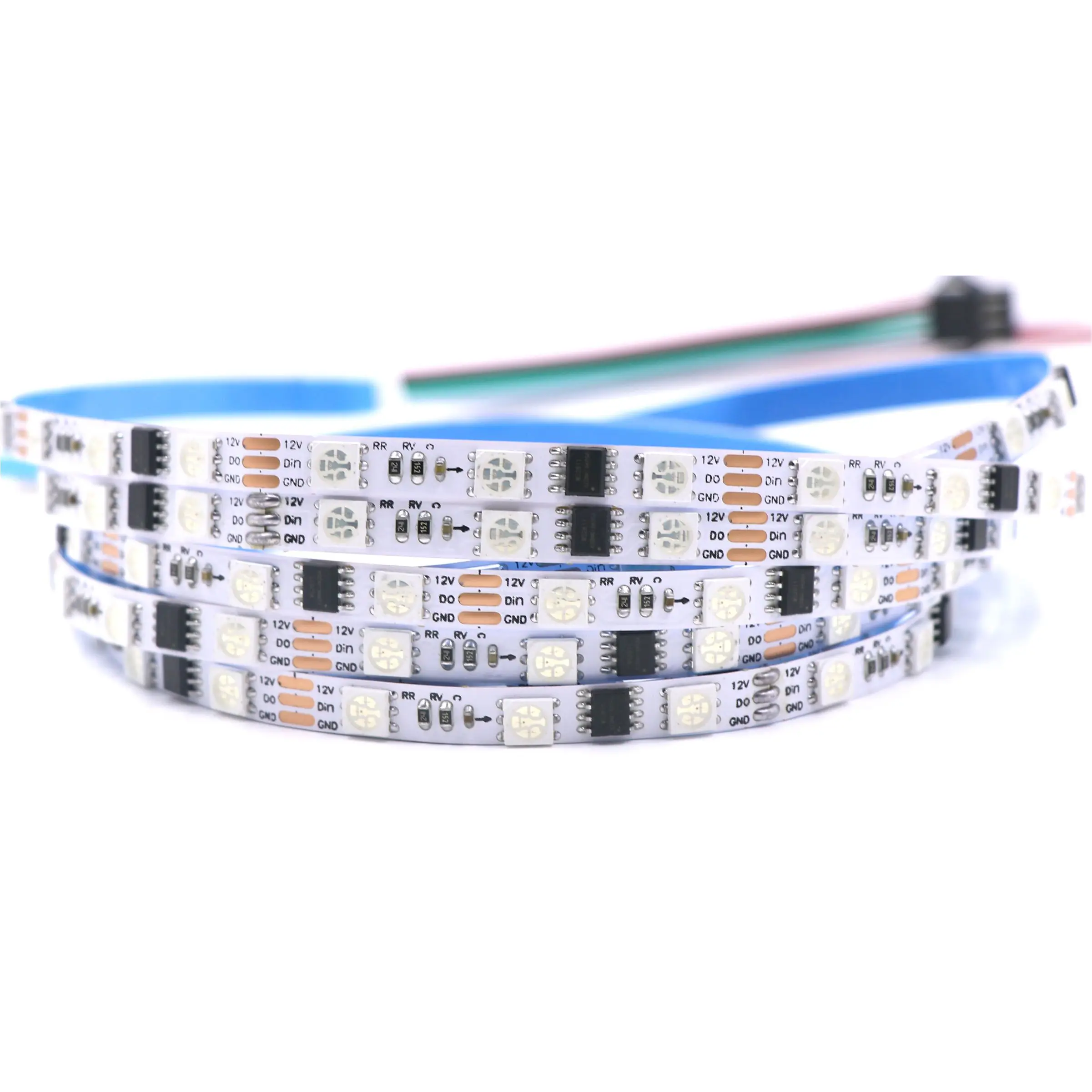 5050 RGB addressable pixels with a 2811 chip, 6mm wide and 60 LEDs per meter, featuring dreamy digital full-color effects.
5050 RGB addressable pixels with a 2811 chip, 6mm wide and 60 LEDs per meter, featuring dreamy digital full-color effects.