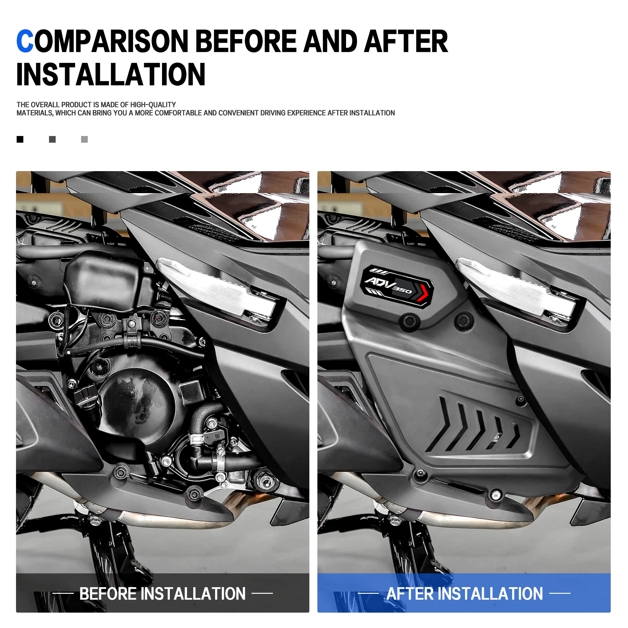 For Honda ADV350 Forza350 2022-2024 Motorcycle ADV 350 High-Pressure Pack Protective Cover Modified Engine Decorative Guard
For Honda ADV350 Forza350 2022-2024 Motorcycle ADV 350 High-Pressure Pack Protective Cover Modified Engine Decorative Guard