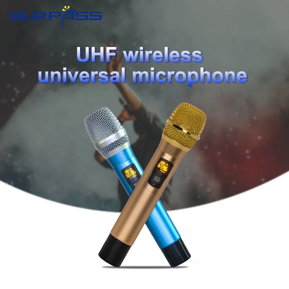 UHF Wireless Universal Microphone Professional Handheld Dynamic Mic Karaoke Band DJ Party Stage Concert Speech with Receiver
UHF Wireless Universal Microphone Professional Handheld Dynamic Mic Karaoke Band DJ Party Stage Concert Speech with Receiver