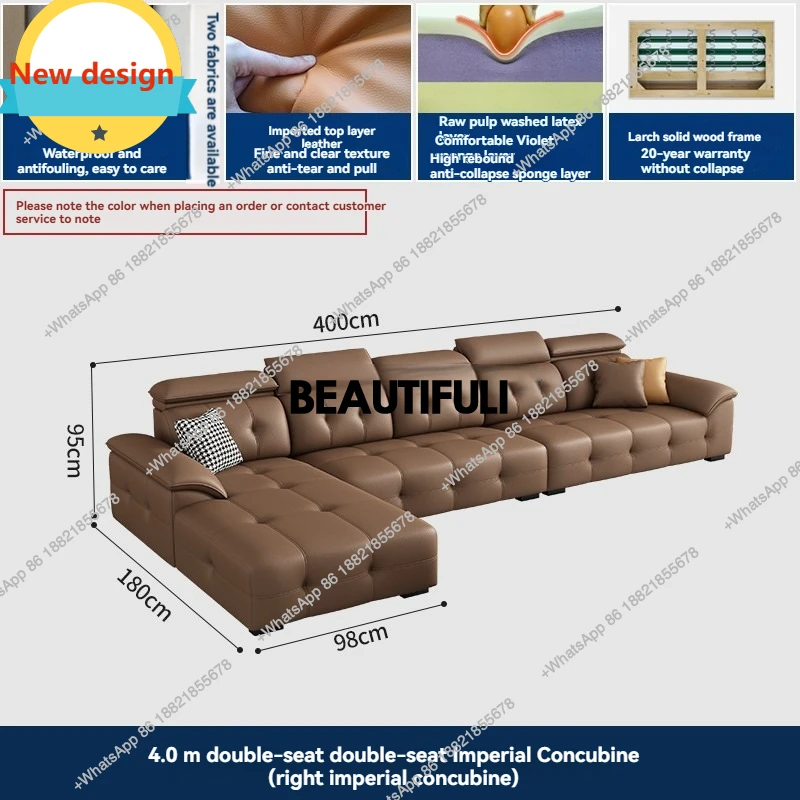 C139 Shaped Leather Sectional Sofa and Couch For Living Room Italian Oversized Leather Sofa Couches Living Room Furniture
C139 Shaped Leather Sectional Sofa and Couch For Living Room Italian Oversized Leather Sofa Couches Living Room Furniture