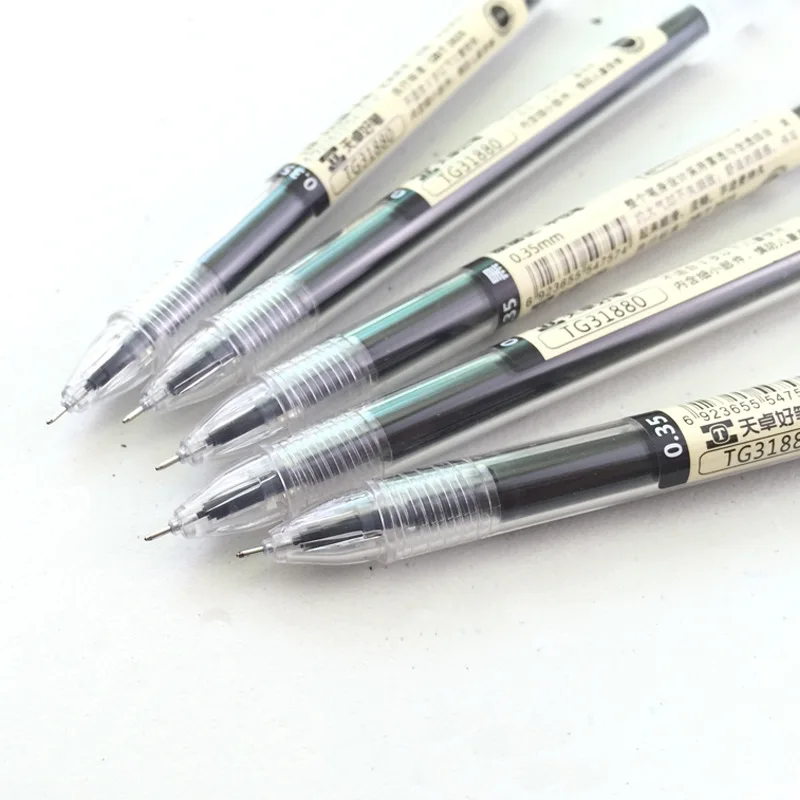 Japan Fine Point Pen 0.35mm Black Blue Red Ink Gel Pen Ballpoint Pen School Office Student Writing Stationery Supply
Japan Fine Point Pen 0.35mm Black Blue Red Ink Gel Pen Ballpoint Pen School Office Student Writing Stationery Supply