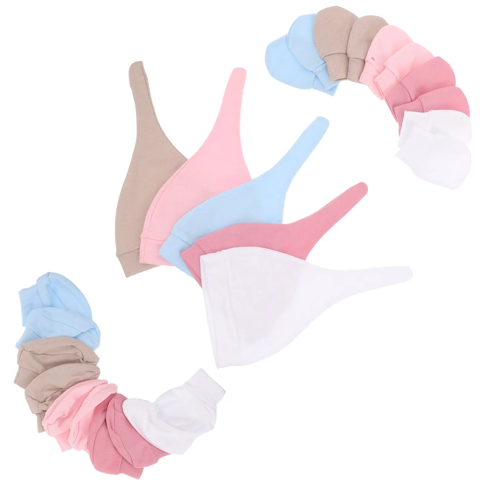 5Sets Baby Hat Gloves Socks Set Newborn Cotton Anti-Scratch Design Easy Wear Infant Essentials Daily Kit
5Sets Baby Hat Gloves Socks Set Newborn Cotton Anti-Scratch Design Easy Wear Infant Essentials Daily Kit