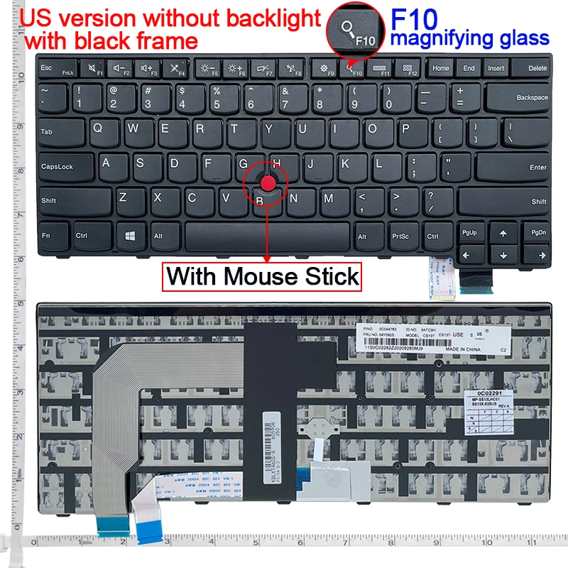NEW US Laptop Keyboard For for Lenovo Thinkpad T460S T470S T460 S2 NO Backlit Keyboard English
NEW US Laptop Keyboard For for Lenovo Thinkpad T460S T470S T460 S2 NO Backlit Keyboard English