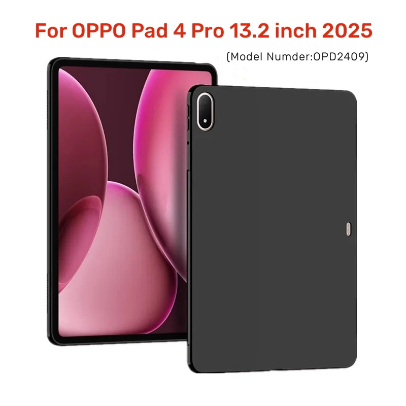 For OPPO Pad 4 Pro 13.2 inch 2025 Silicone Protective case TPU Anti-drop Soft Shell Funda For OPPO Pad4 Pro OPD2409 13.2" Tablet
For OPPO Pad 4 Pro 13.2 inch 2025 Silicone Protective case TPU Anti-drop Soft Shell Funda For OPPO Pad4 Pro OPD2409 13.2" Tablet
