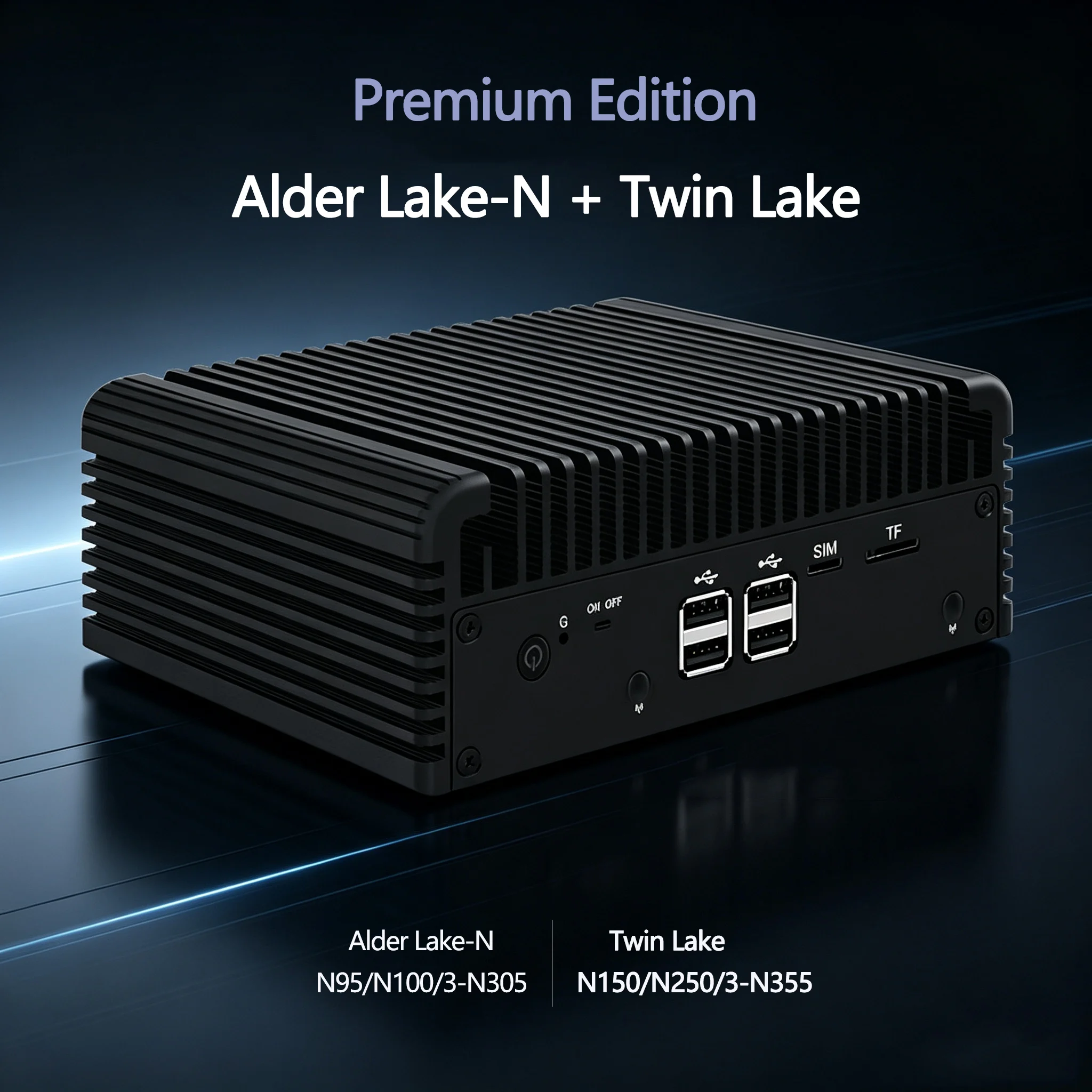 Topton Solid Firewall PC Computer Intel Core 3 N305 N355 N150 N95 4x2.5G LAN Type-C 2*NVMe+SATA 5xUSB Fanless Mini PC NAS Server
Topton Solid Firewall PC Computer Intel Core 3 N305 N355 N150 N95 4x2.5G LAN Type-C 2*NVMe+SATA 5xUSB Fanless Mini PC NAS Server