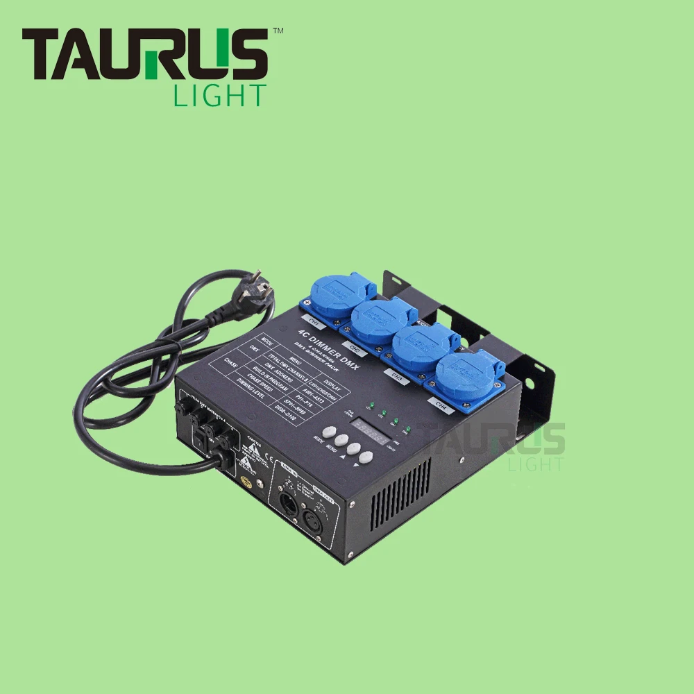 LED Controller Digital 4 Channel DMX Dimmer Pack