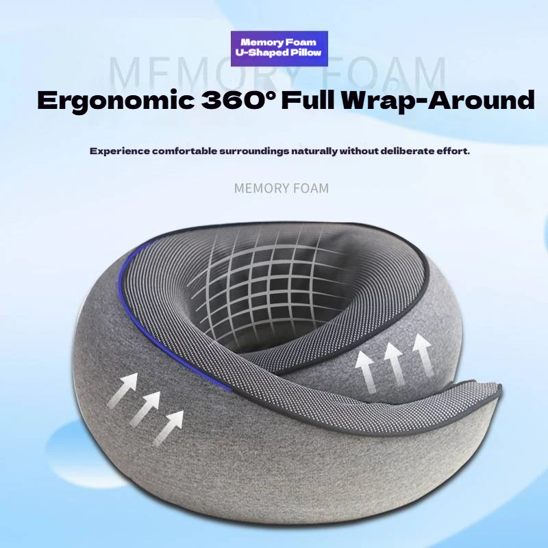 Memory Foam Neck Pillow Cervical Vertebra Travel Portable Noon Break Aircraft U Type Of Pillow Sleep Camping Pillow Carry Bag
Memory Foam Neck Pillow Cervical Vertebra Travel Portable Noon Break Aircraft U Type Of Pillow Sleep Camping Pillow Carry Bag