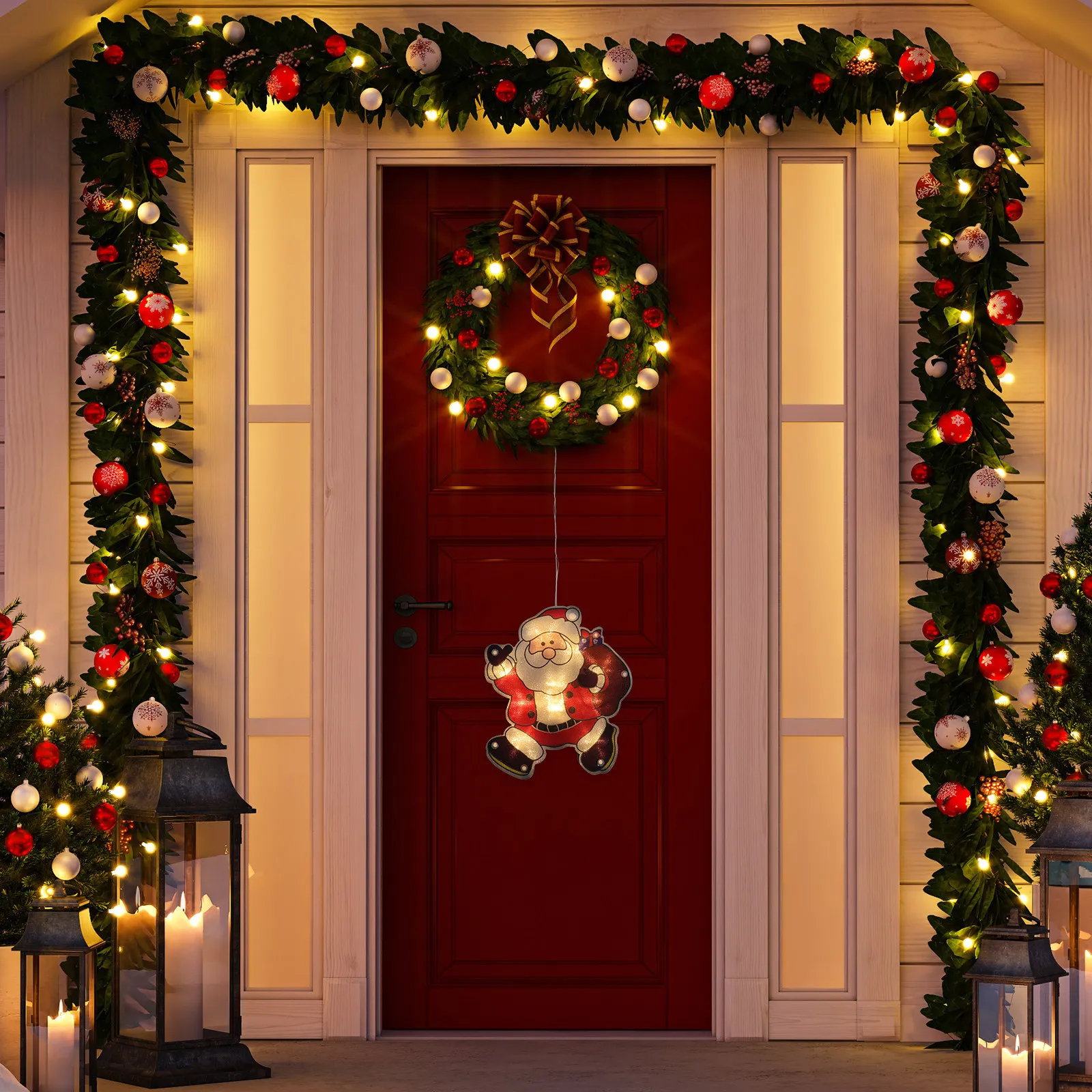 Рождественская декоративная лампа на присоске для витрин, украшение для праздничной вечеринки, ночник на присоске
Рождественская декоративная лампа на присоске для витрин, украшение для праздничной вечеринки, ночник на присоске