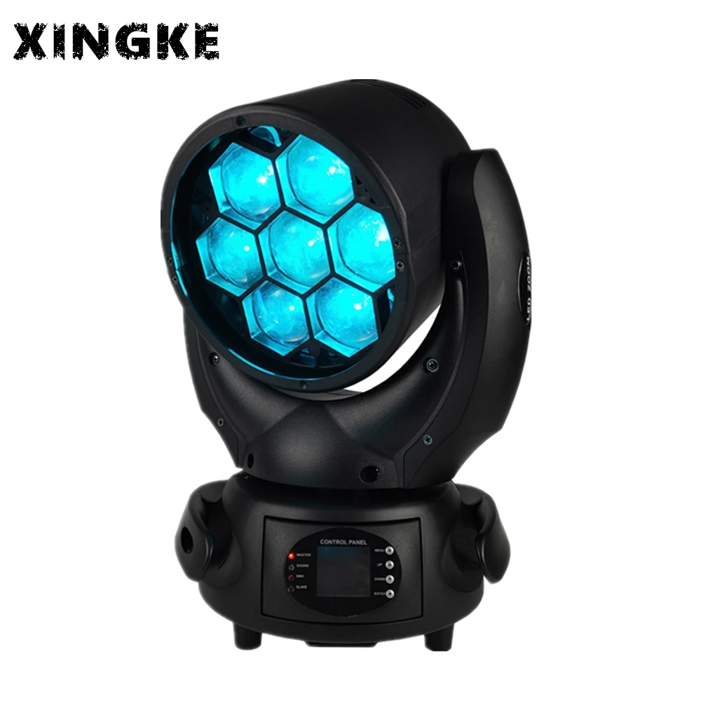 1Pcs/Lot New super 7x40W RGBW bee eye zoom led moving head stage light for theater nightclub ktv bar stage show
1Pcs/Lot New super 7x40W RGBW bee eye zoom led moving head stage light for theater nightclub ktv bar stage show
