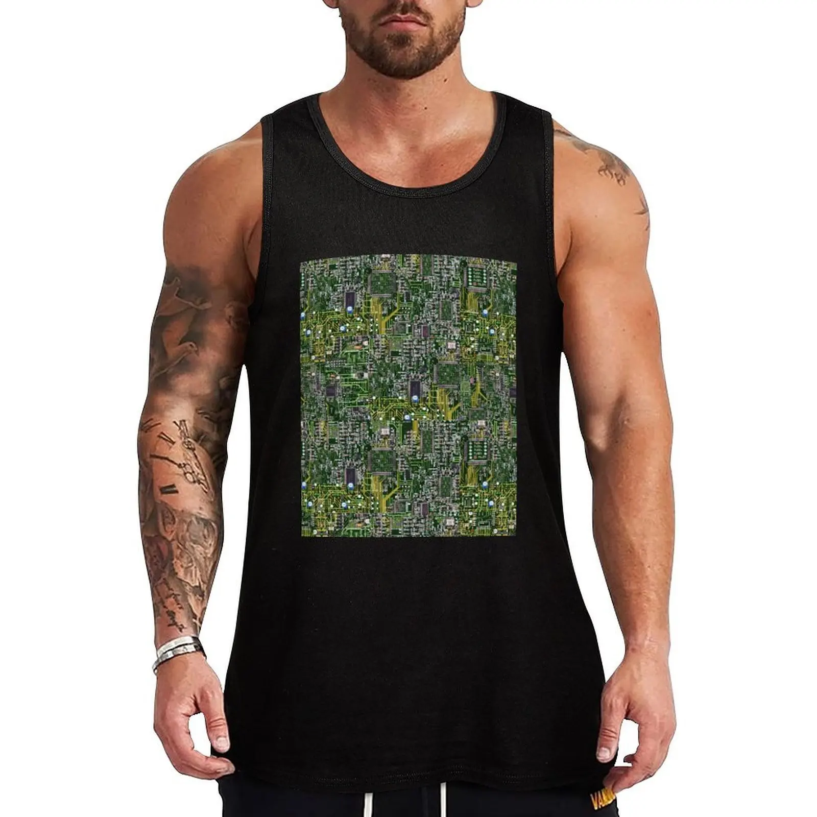 Electronic Circuit Tank Top Lightweight Tank Top Breathable Quick Dry Sleeveless
Electronic Circuit Tank Top Lightweight Tank Top Breathable Quick Dry Sleeveless