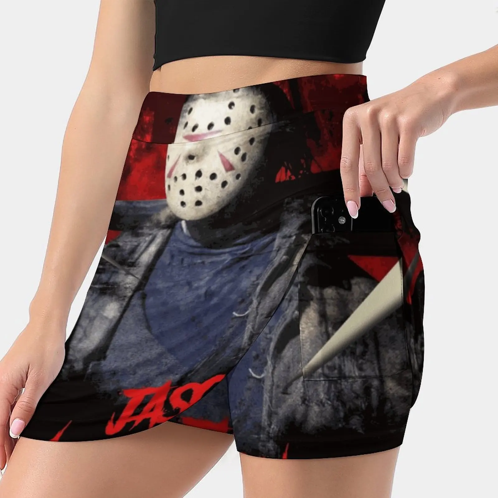 Женская спортивная Двухслойная юбка Jason, трендовая модная летняя юбка с принтом, Джейсон вурхи, Джейсон вурхи, Джейсон
Женская спортивная Двухслойная юбка Jason, трендовая модная летняя юбка с принтом, Джейсон вурхи, Джейсон вурхи, Джейсон