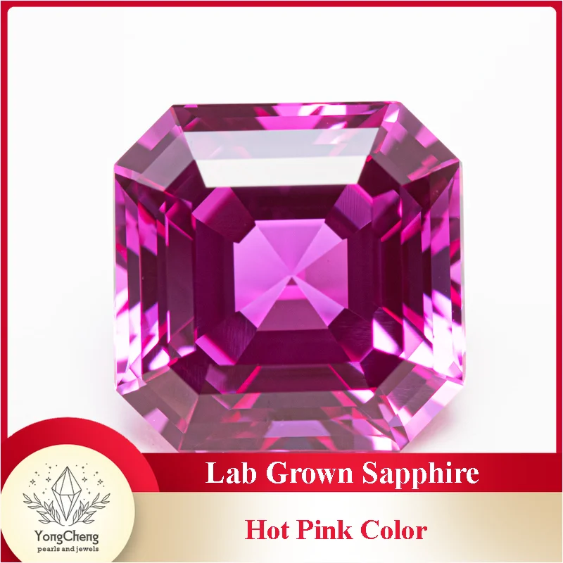 Top Lab Grown Sapphire Square Asscher Cut Hot Pink Color VVS1 Charms DIY for Jewelry Making Materials Selectable AGL Certificate
Top Lab Grown Sapphire Square Asscher Cut Hot Pink Color VVS1 Charms DIY for Jewelry Making Materials Selectable AGL Certificate