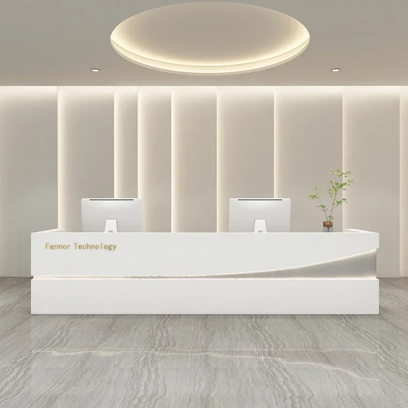 Luxury Receiption Desk Professional Cash Counter Clothing Store Display Table Modern Furniture Customer Center Recepcja Office
Luxury Receiption Desk Professional Cash Counter Clothing Store Display Table Modern Furniture Customer Center Recepcja Office