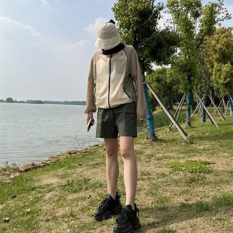 Skin-Fit Повседневная уличная куртка для всего тела Дышащая легкая модная городская куртка с капюшоном на весну и лето
Skin-Fit Повседневная уличная куртка для всего тела Дышащая легкая модная городская куртка с капюшоном на весну и лето