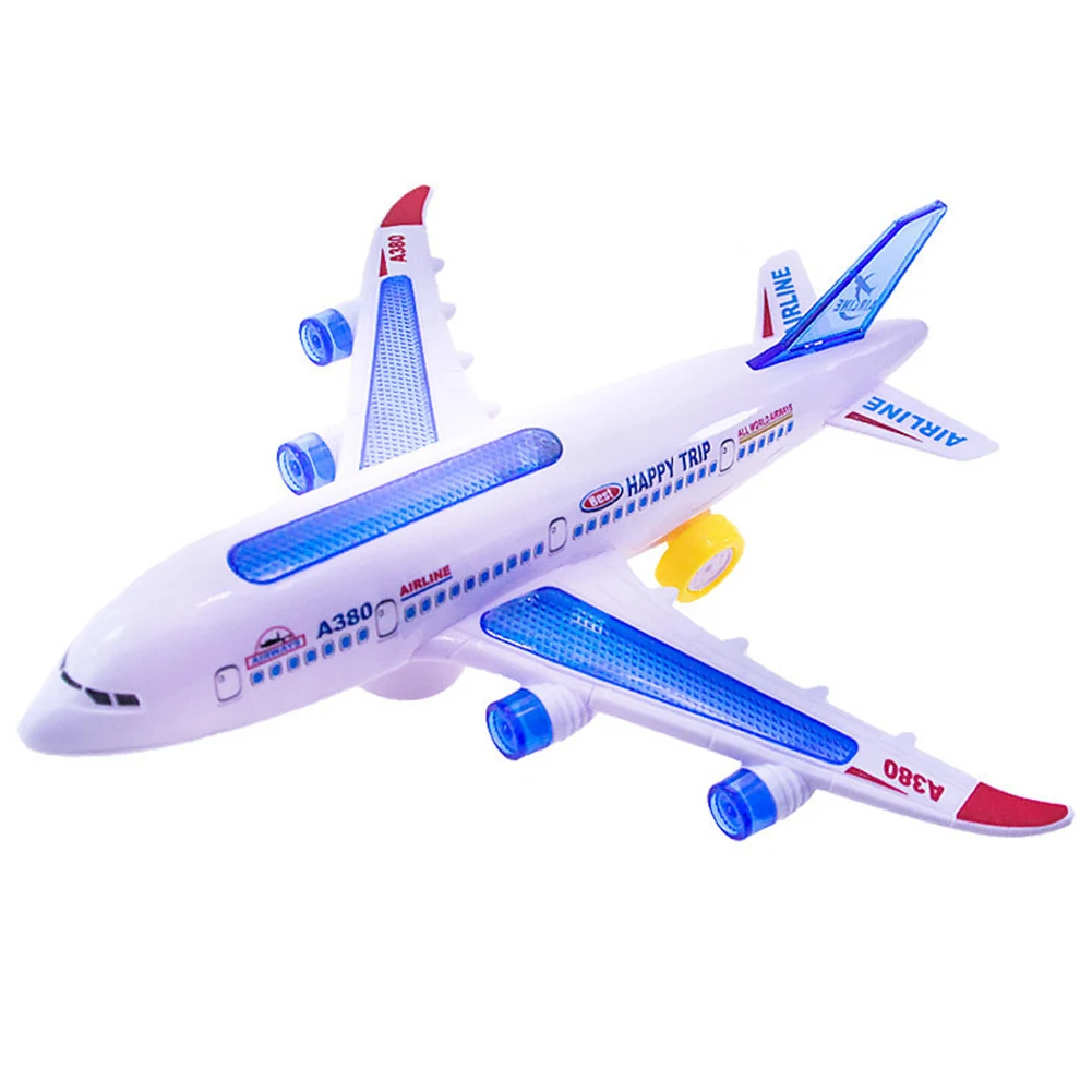 Universal Moving Gears Plane Toy with Light Sound Effect Toy Aircraft Boys Girls Birthday Christmas Gift for Kids
Universal Moving Gears Plane Toy with Light Sound Effect Toy Aircraft Boys Girls Birthday Christmas Gift for Kids