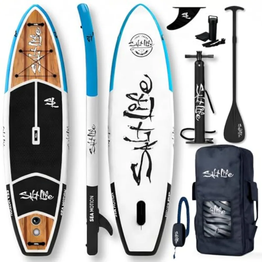 Inflatable Stand Up Paddle Board for Adults: Wide Stable All-Around iSUP in Blue Drop-Stitch Double-Rail Construction with Non-
Inflatable Stand Up Paddle Board for Adults: Wide Stable All-Around iSUP in Blue Drop-Stitch Double-Rail Construction with Non-