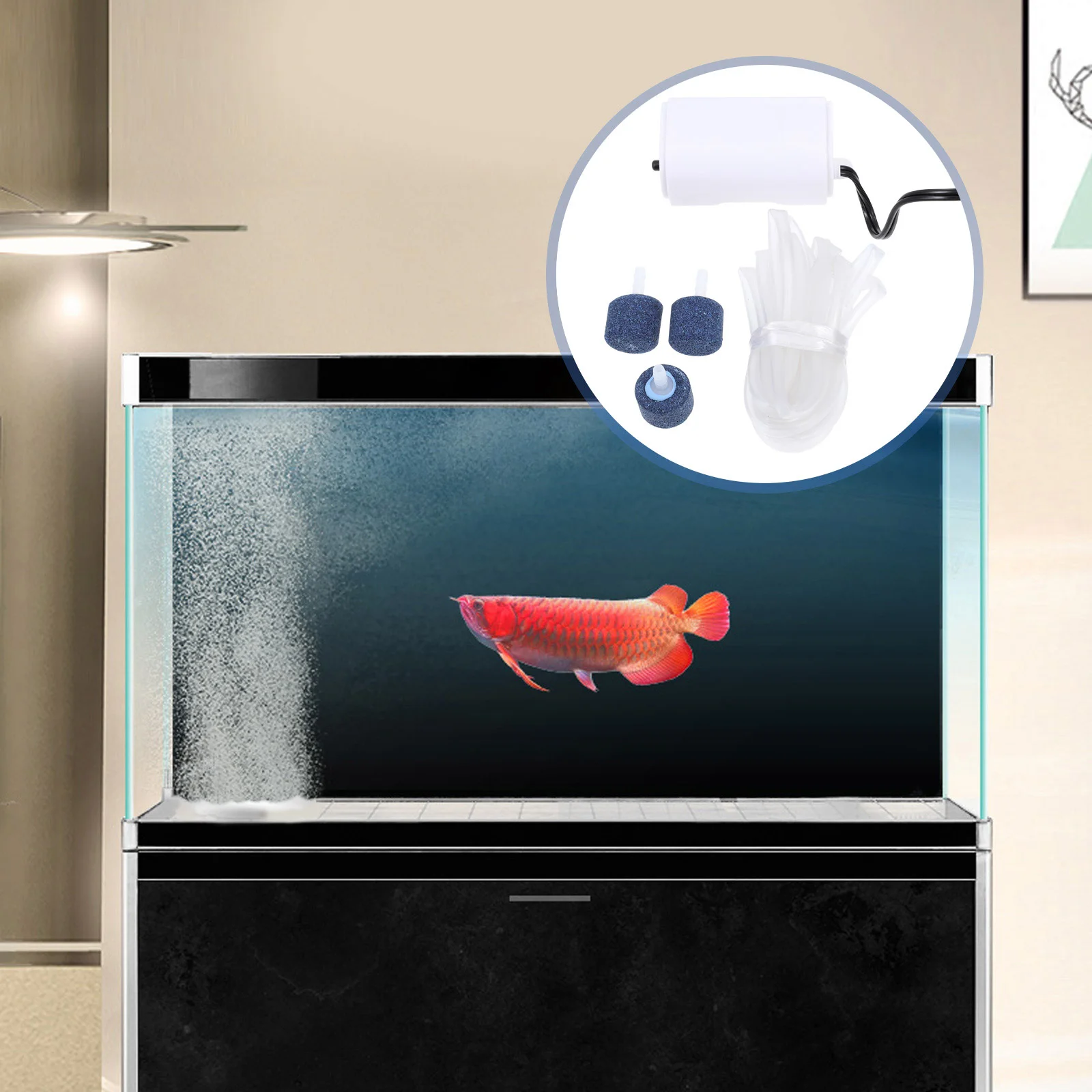 1 set 1 Set Aquarium Air Pump Fish Tank Oxygen Aerator Silent Operation High-Performance Aeration Supplies Large Volume Bubbles 
1 set 1 Set Aquarium Air Pump Fish Tank Oxygen Aerator Silent Operation High-Performance Aeration Supplies Large Volume Bubbles